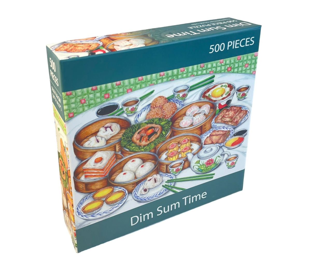 500 pieces Dim Sum Time Jigsaw Puzzle - Arcadia Puzzles - 1