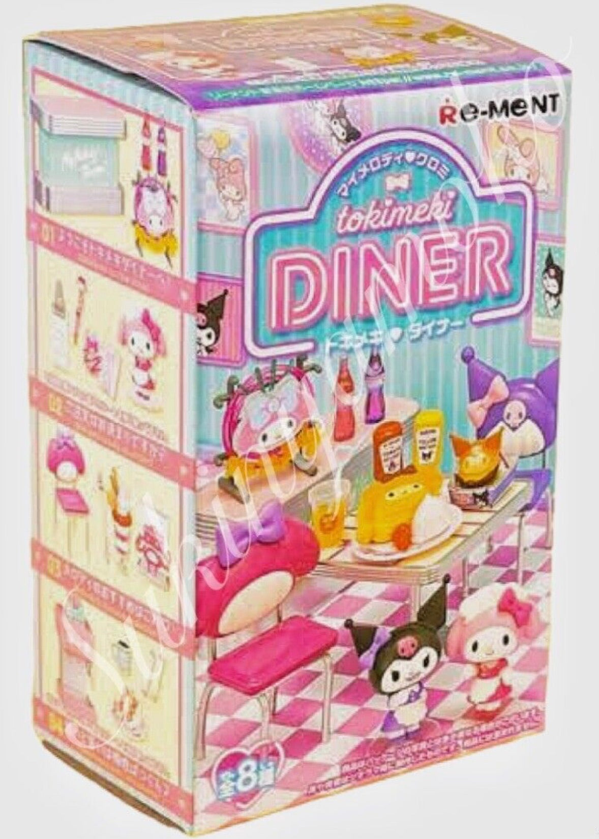 Sanrio My Melody &amp; Kuromi Tokimeki Diner Miniature series - RE-MENT - Single blind box - 1