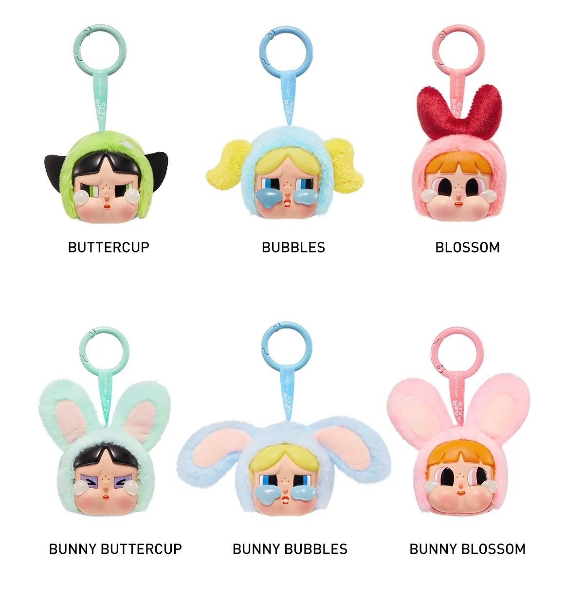 CRYBABY × Powerpuff Girls Series-Vinyl Face Plush Blind Box Blossom - 3