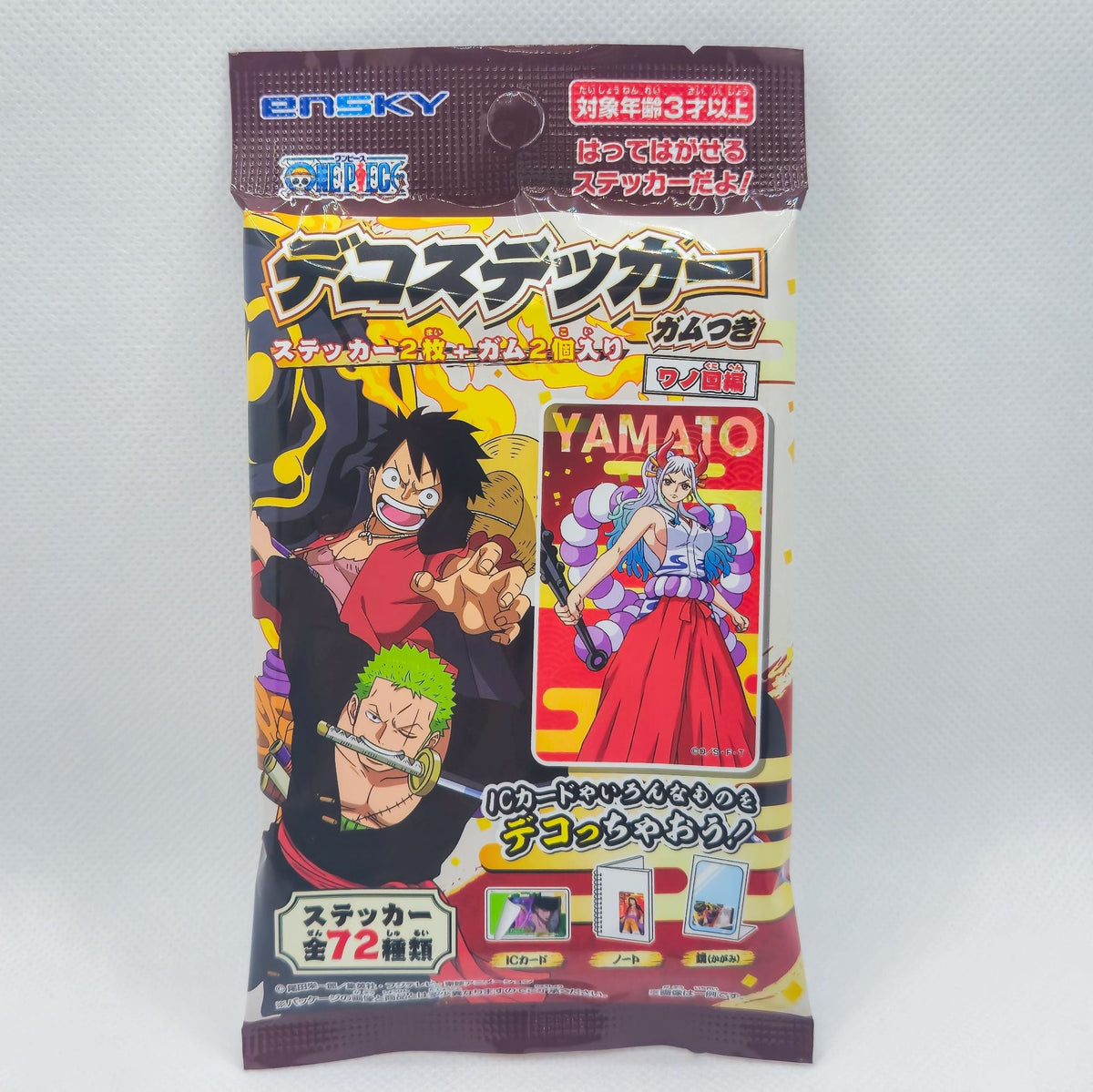 One Piece Wano Arc IC Card Deco Sticker Gum (1 BOOSTER PACK) - 1