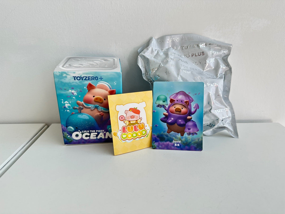 Squid - LULU THE PIGGY - OCEAN SERIES BLIND BOX by TOYZER0+ - 1