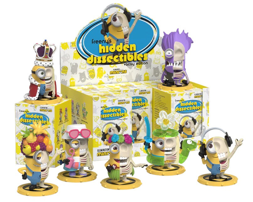 Minions Vacay Edition Freeny's Hidden Dissectibles - Mighty Jaxx - single blind box - 2