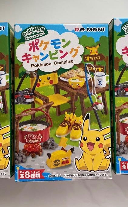 Pokemon Camping Miniature Figures - Rement - single blind box - 1