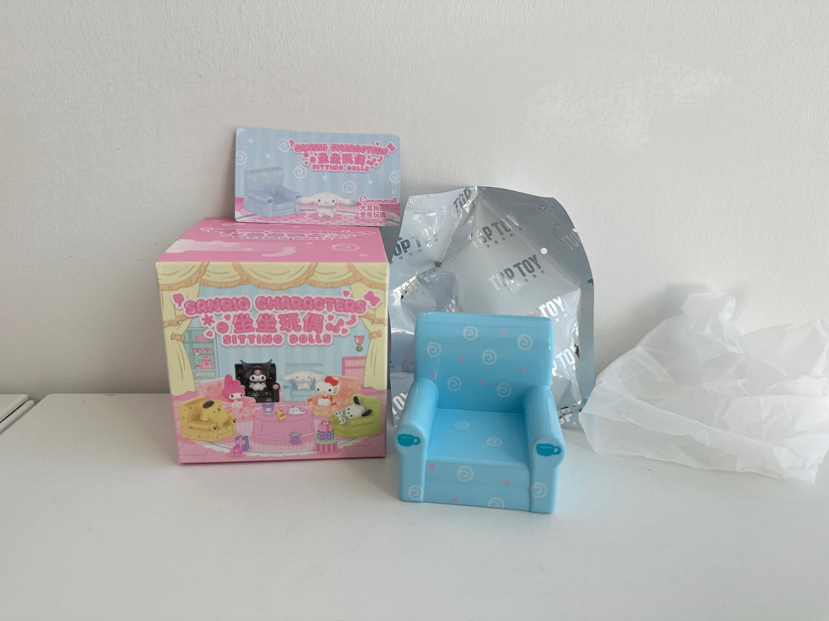 Cinnamoroll - Sanrio Characters Sitting Dolls Blind Box Series by Top Toy - 1