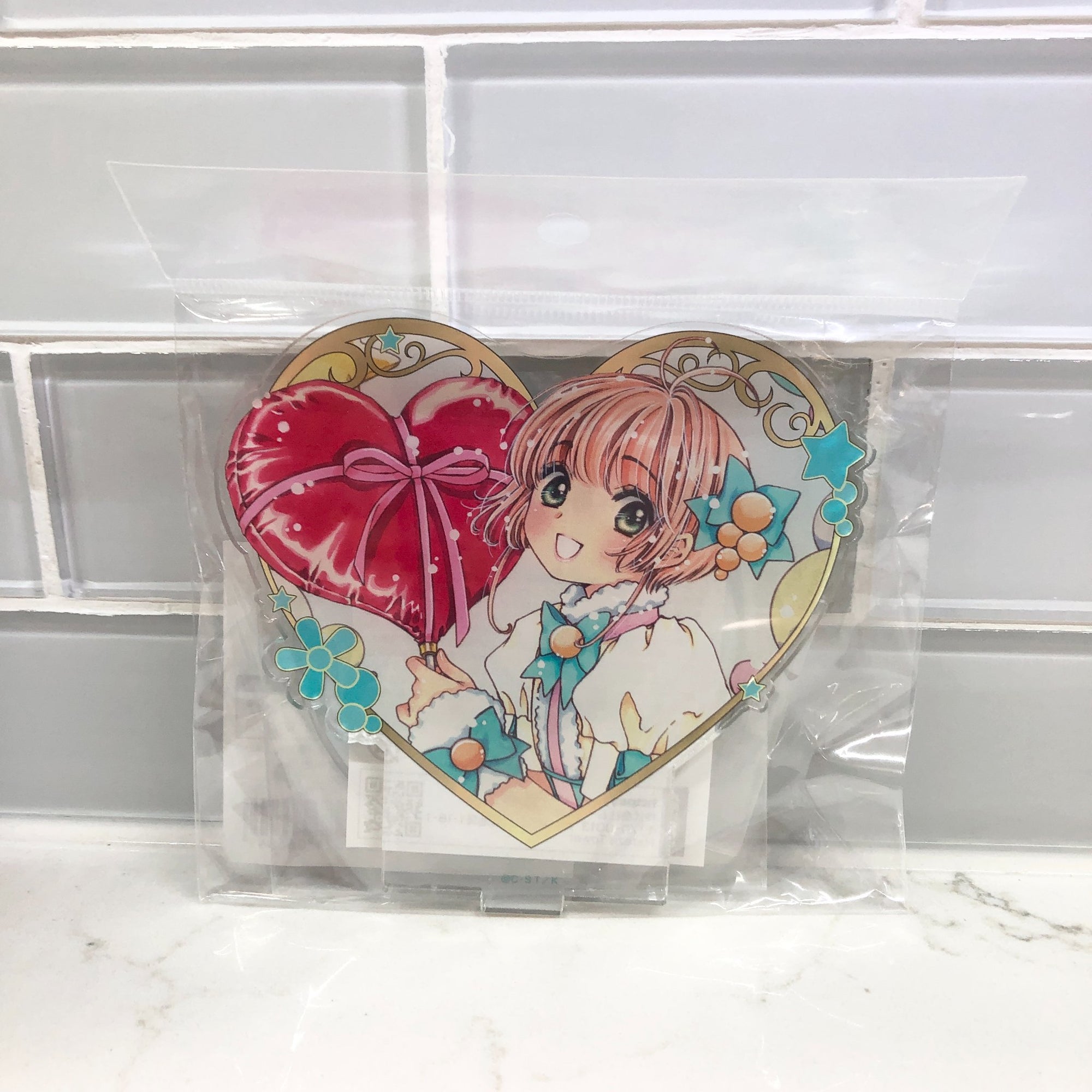 Style B (Heart) - Cardcaptor Sakura Clear Card Acrylic Stand - Movic - 1