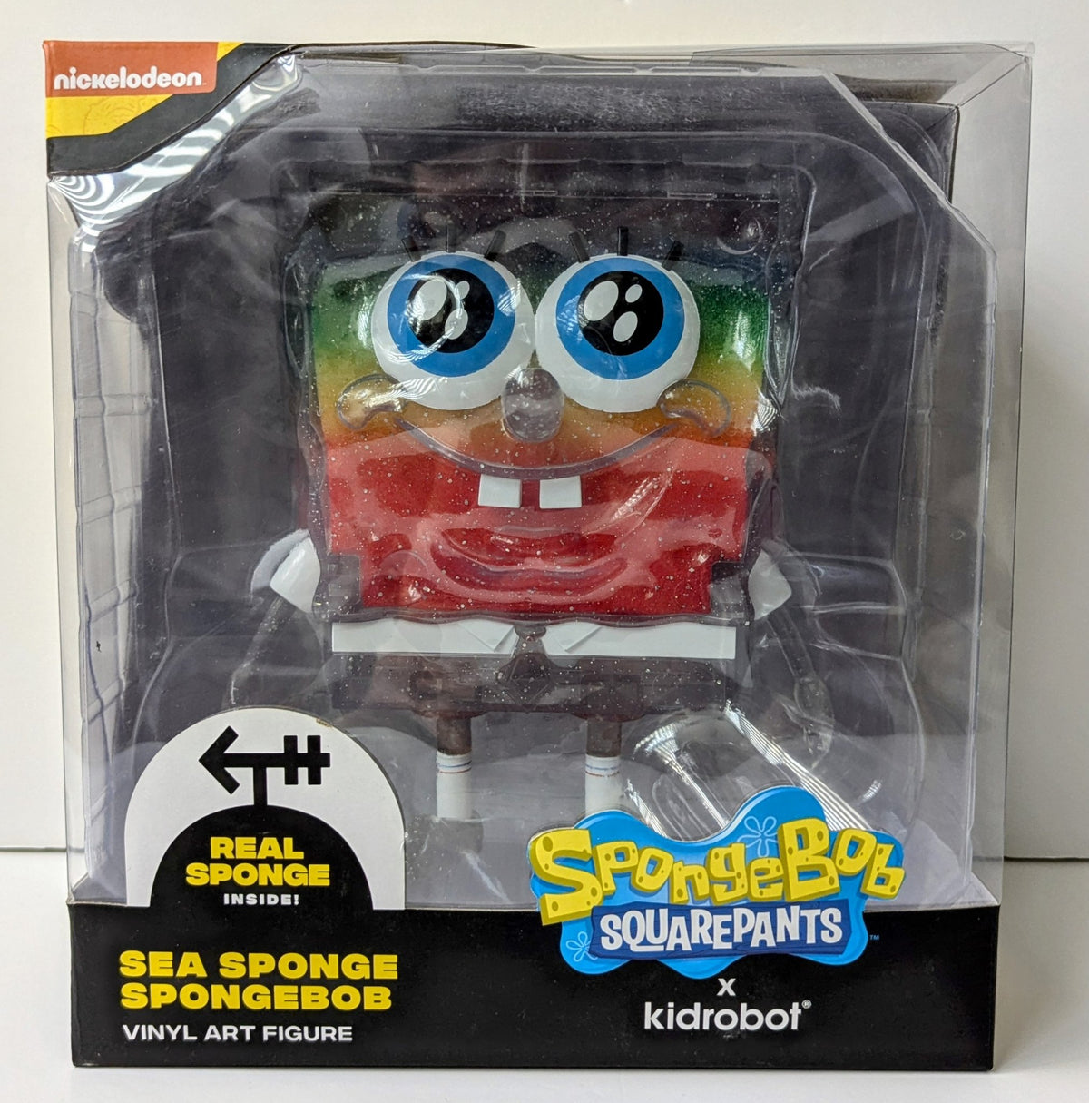 SpongeBob Squarepants 20th Anniversary (Kidrobot Exclusive) Ltd 200 Pieces - 8&quot; Art Figure Rainbow Glitter Edition - Kidrobot - 1