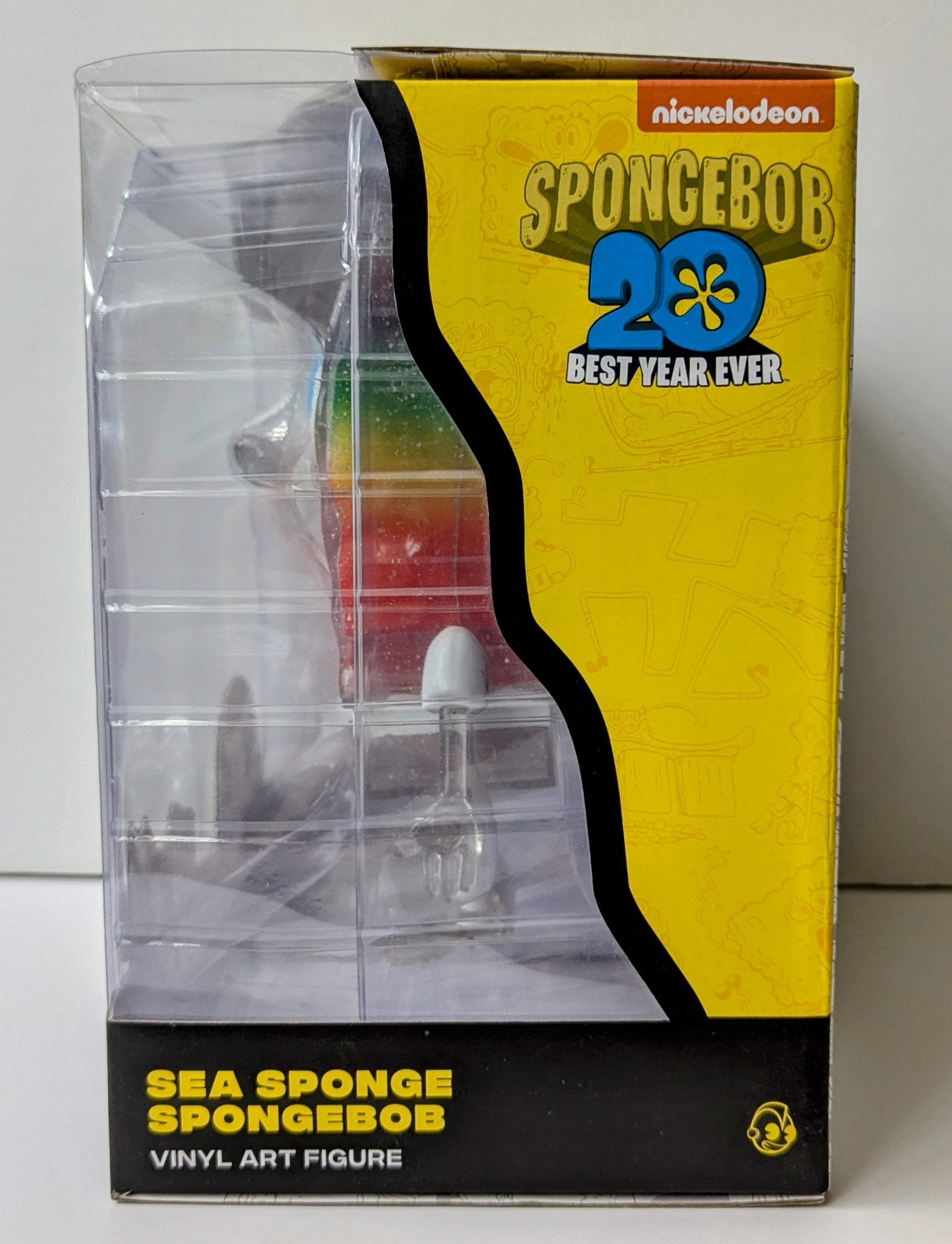 SpongeBob Squarepants 20th Anniversary (Kidrobot Exclusive) Ltd 200 Pieces - 8" Art Figure Rainbow Glitter Edition - Kidrobot - 1