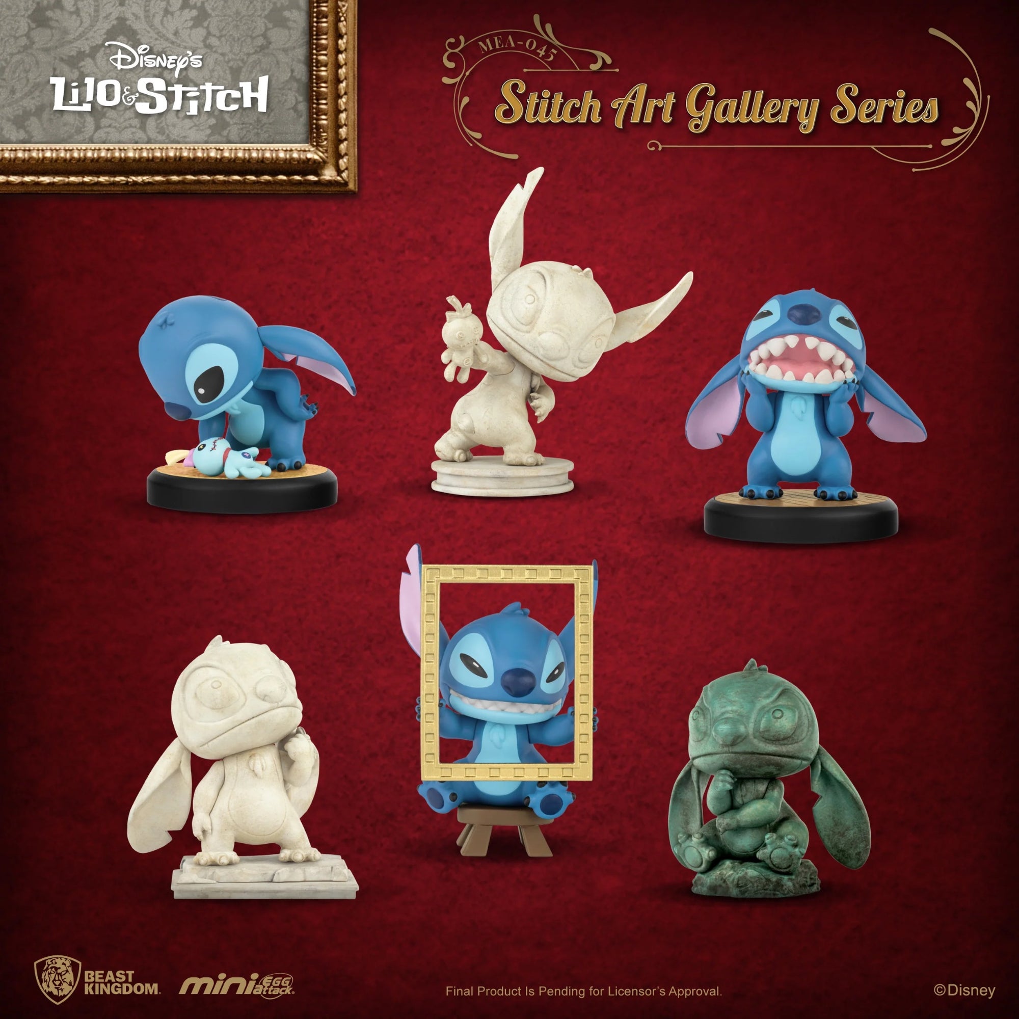 Stitch Art Gallery Series - Beast Kingdom - single blind box - 3