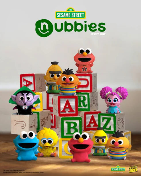 Nubbies - Sesame Street - Mighty Jaxx - single blind box - 2