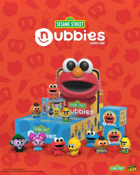 Nubbies - Sesame Street - Mighty Jaxx - single blind box - 3