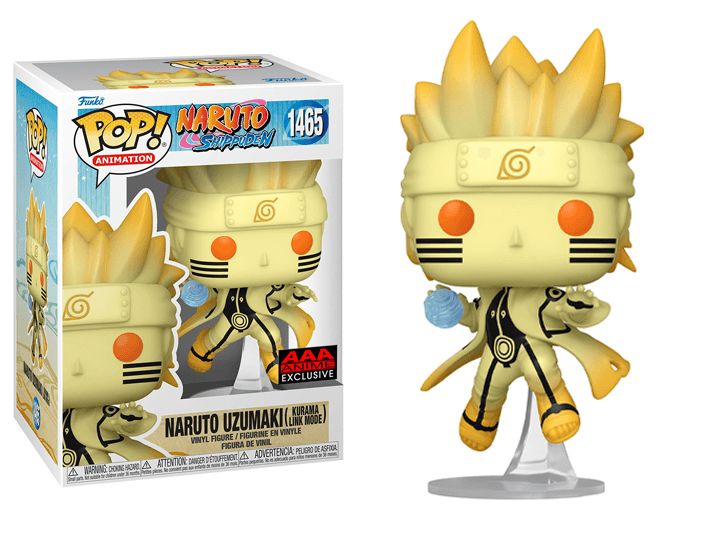 Funko POP! Naruto: Shippuden - Naruto Uzumaki (Kurama Link) #1465 Pop Vinyl Figure - 1