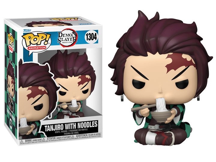 Funko POP! Demon Slayer - Tanjiro w/ Noodles #1304 Pop Vinyl Figure - 1