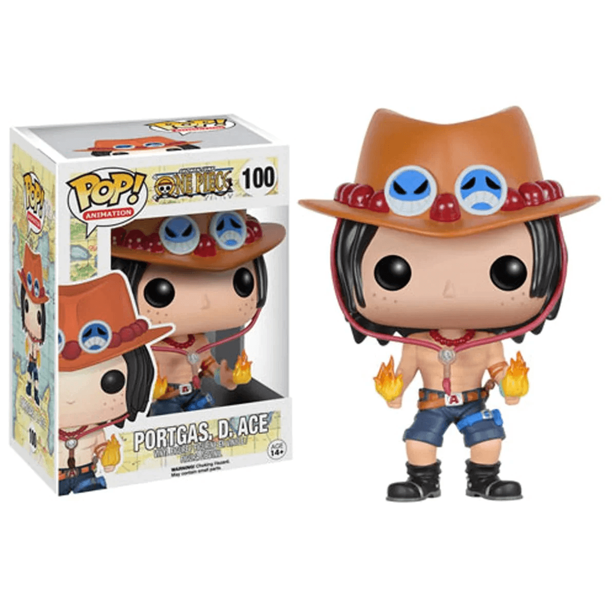 Funko POP! One Piece - Portgas D. Ace #100 Pop Vinyl Figure - 1