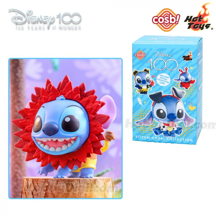 Stitch Cosbi Collection (blue) - Disney 100 hot toys - single blind box - 1