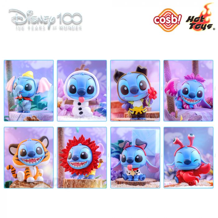 Stitch Cosbi Collection (blue) - Disney 100 hot toys - single blind box - 3