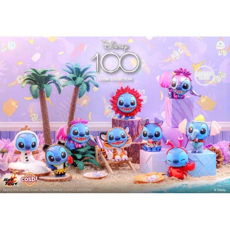 Stitch Cosbi Collection (blue) - Disney 100 hot toys - single blind box - 4