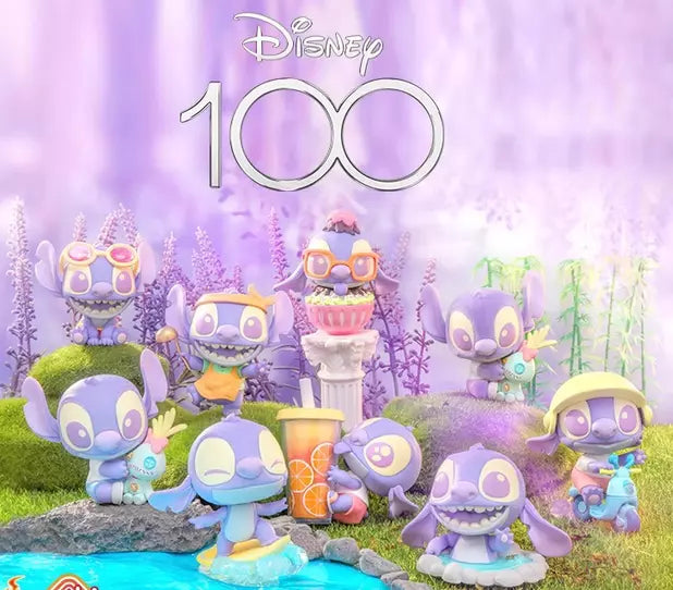 Stitch Cosbi Collection (purple) - Disney 100 hot toys - single blind box - 1