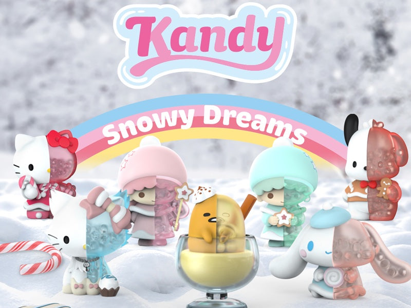 Kandy Snowy Dreams Sanrio Characters - Mighty Jaxx - single blind box - 3