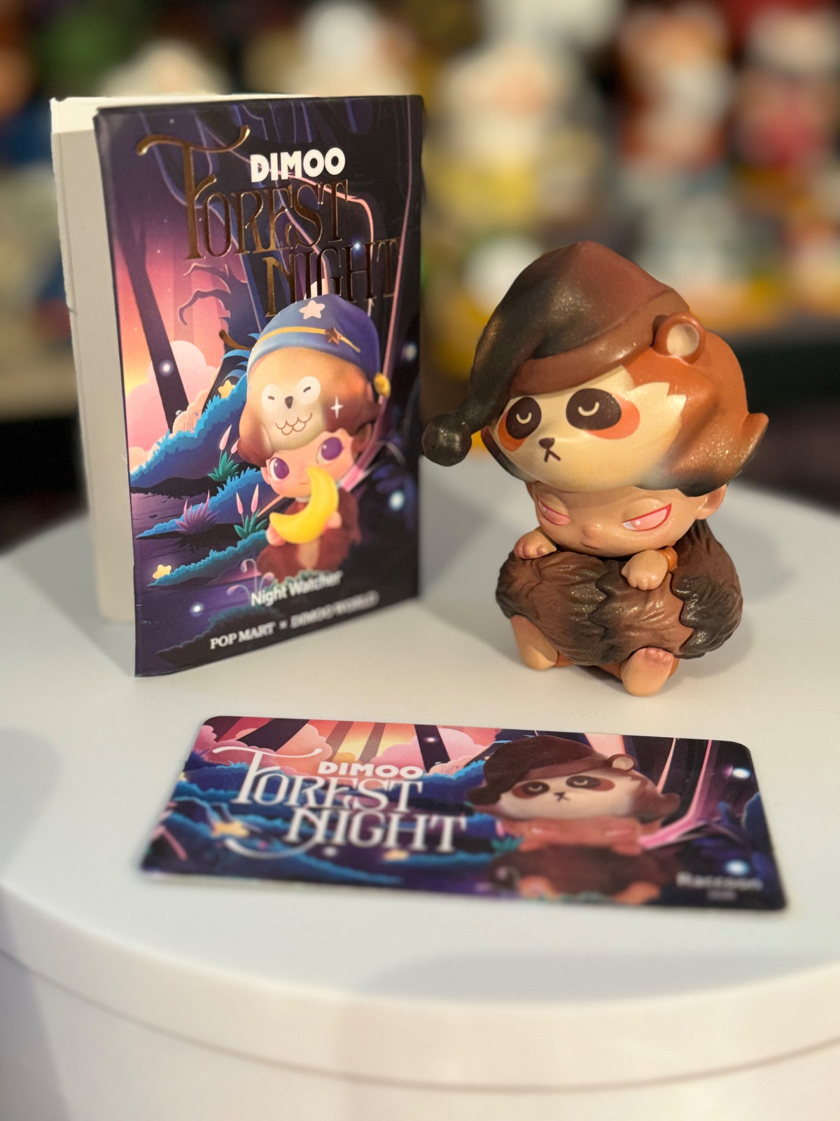 Raccoon - Pop mart x Dimoo world - Forest Night - 1