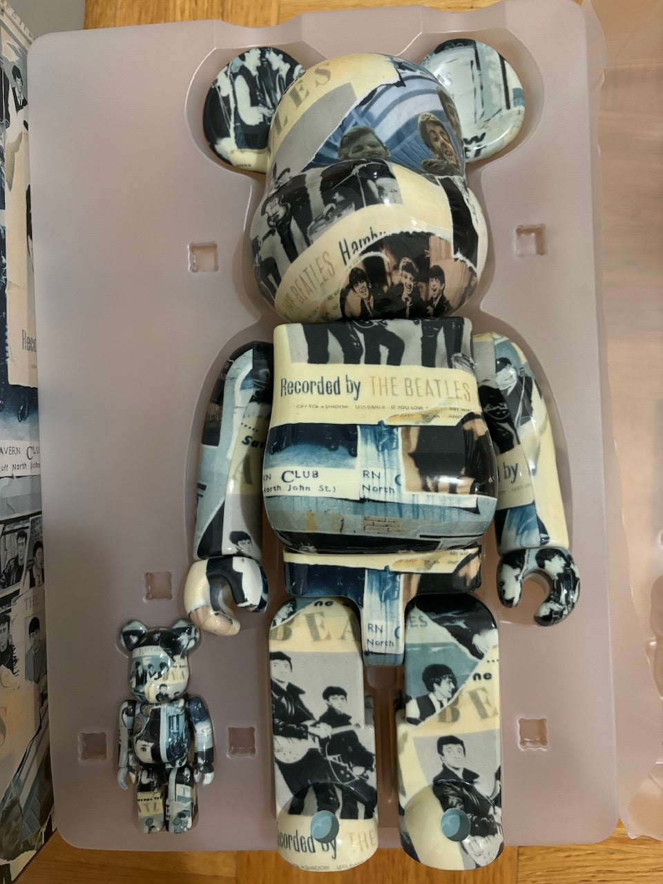 Bearbrick Beatles 400% and 100% - 1