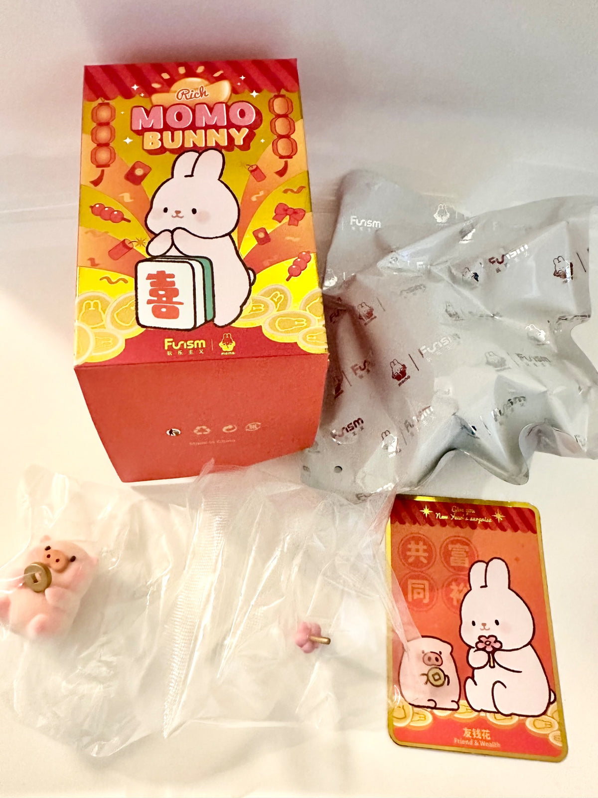 Friend and Wealth - Rich MoMo Bunny Series - Funism Toys - 1