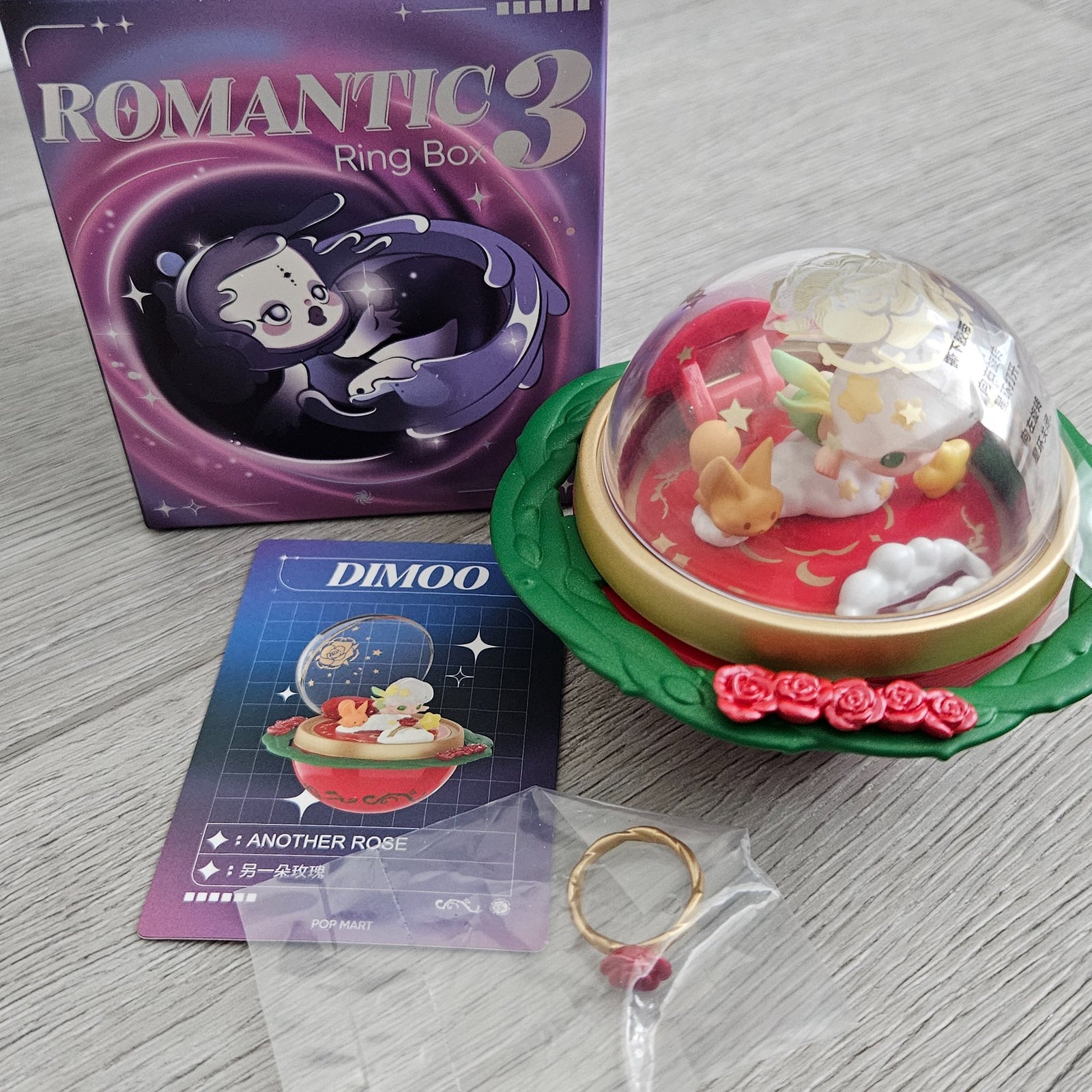 Dimoo Another Rose - Romantic Ring Box Series 3 by POP MART - 1