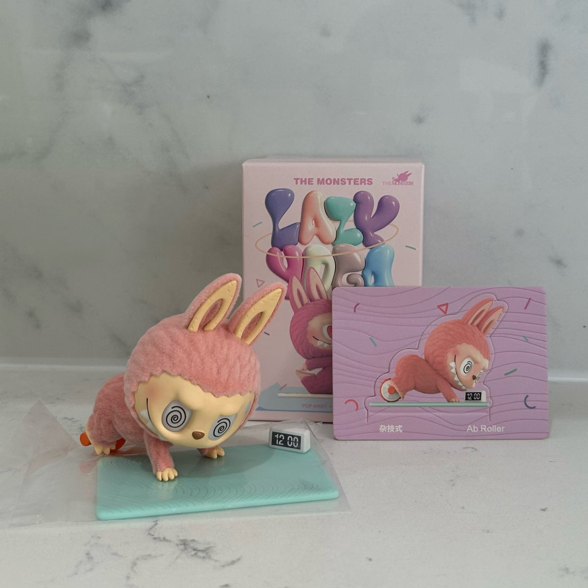 Ab Roller - Lazy Yoga Series Figures THE MONSTERS Labubu by POP MART - 1