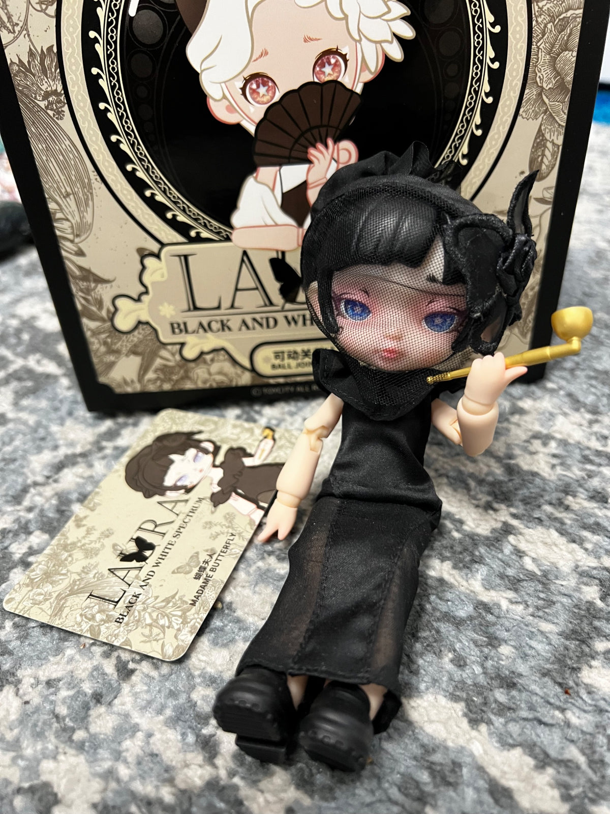 Laura Madame Butterfly - LAURA BJD Black and White Spectrum Blind Box Series - Top Toy - 1