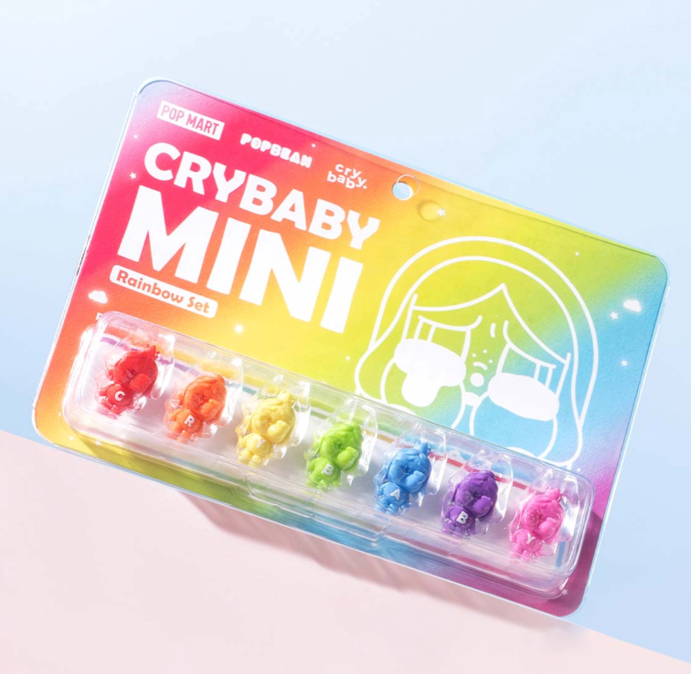 Rainbow Set - POP BEAN CRYBABY MINI FIGURE by POP MART - 3