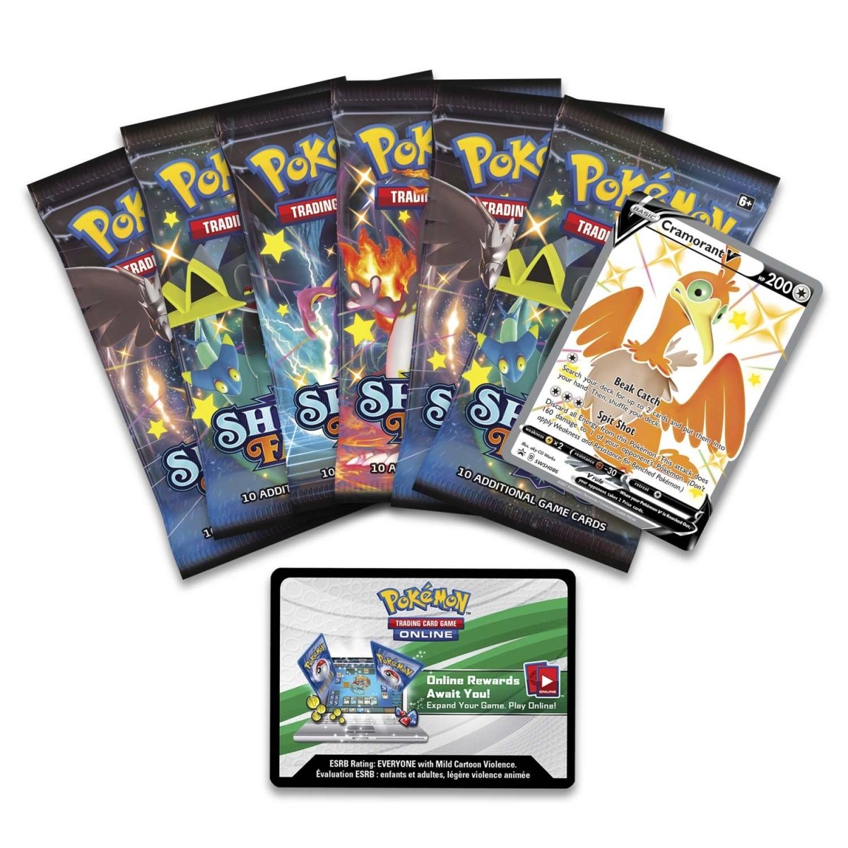 Pokémon TCG: Shining Fates Tin (Cramorant V) - 3