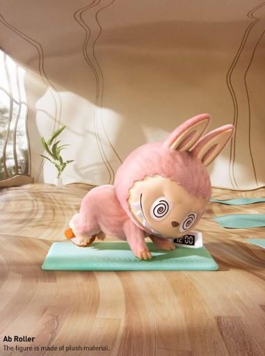 Ab Roller - Lazy Yoga Series Figures THE MONSTERS Labubu by POP MART - 3