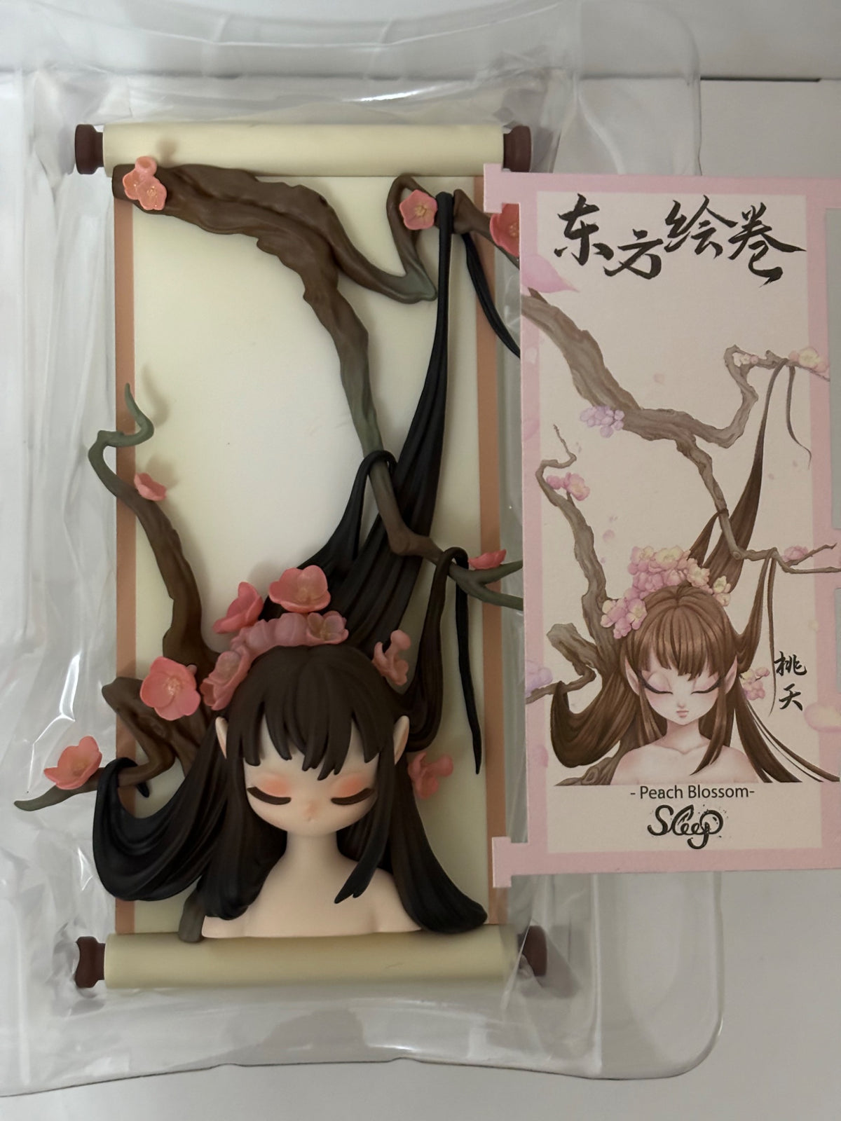 Sleep Elves Chinese Scrolls - Peach Blossom - 1