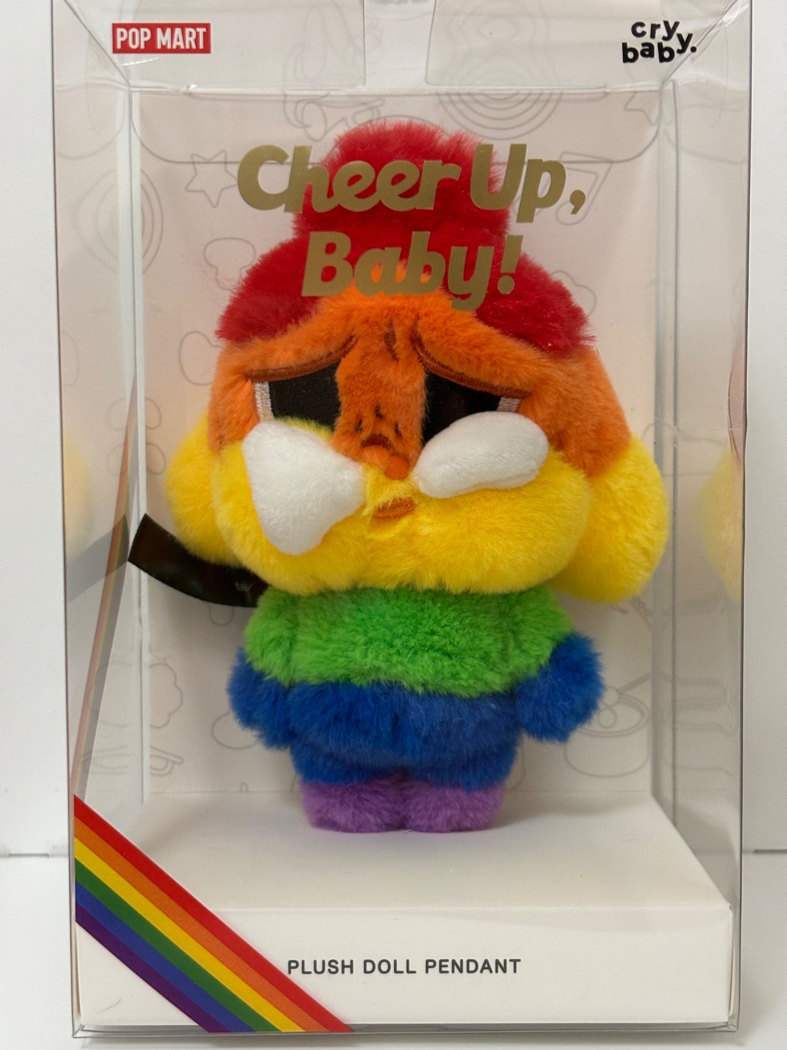 Popmart Crybaby Cheer Up, Baby! Plush Doll Pendant - 1