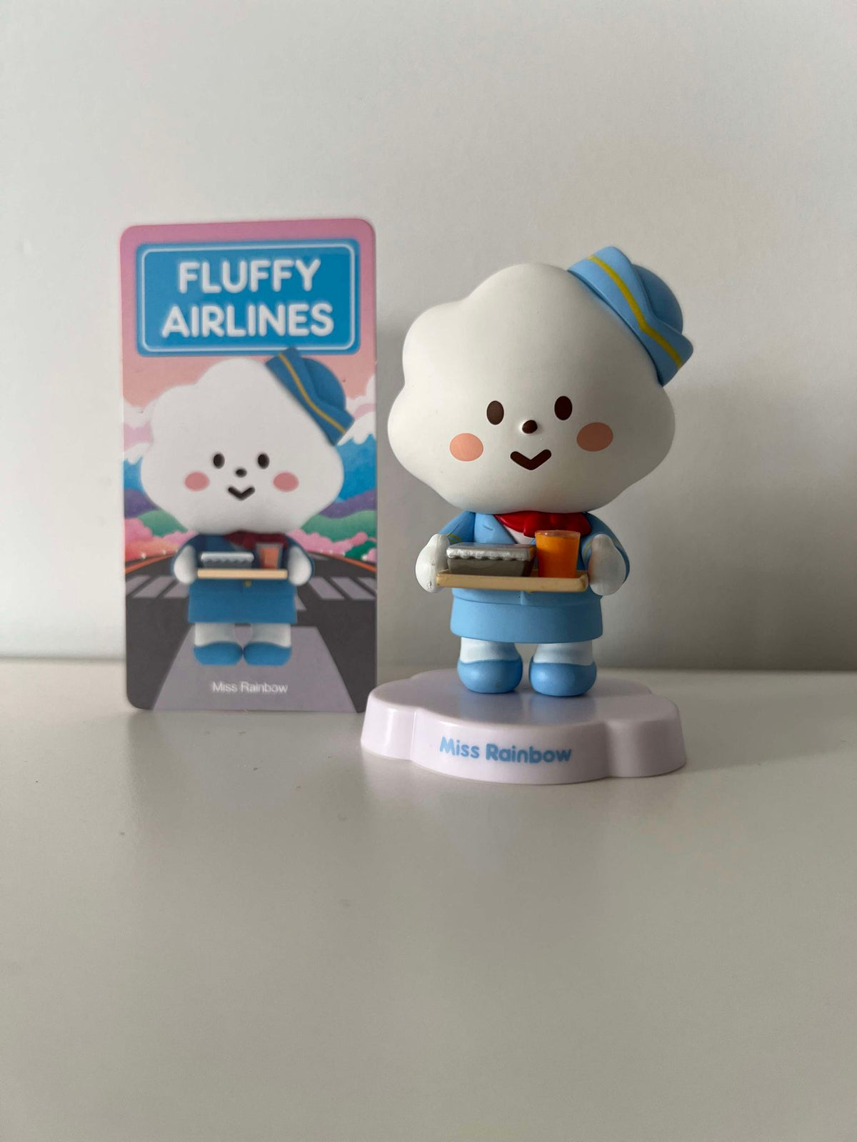 Miss Rainbow - Mr. White Cloud Mini Series 5 Fluffy Airlines Edition by Fluffy House x POP MART - 1