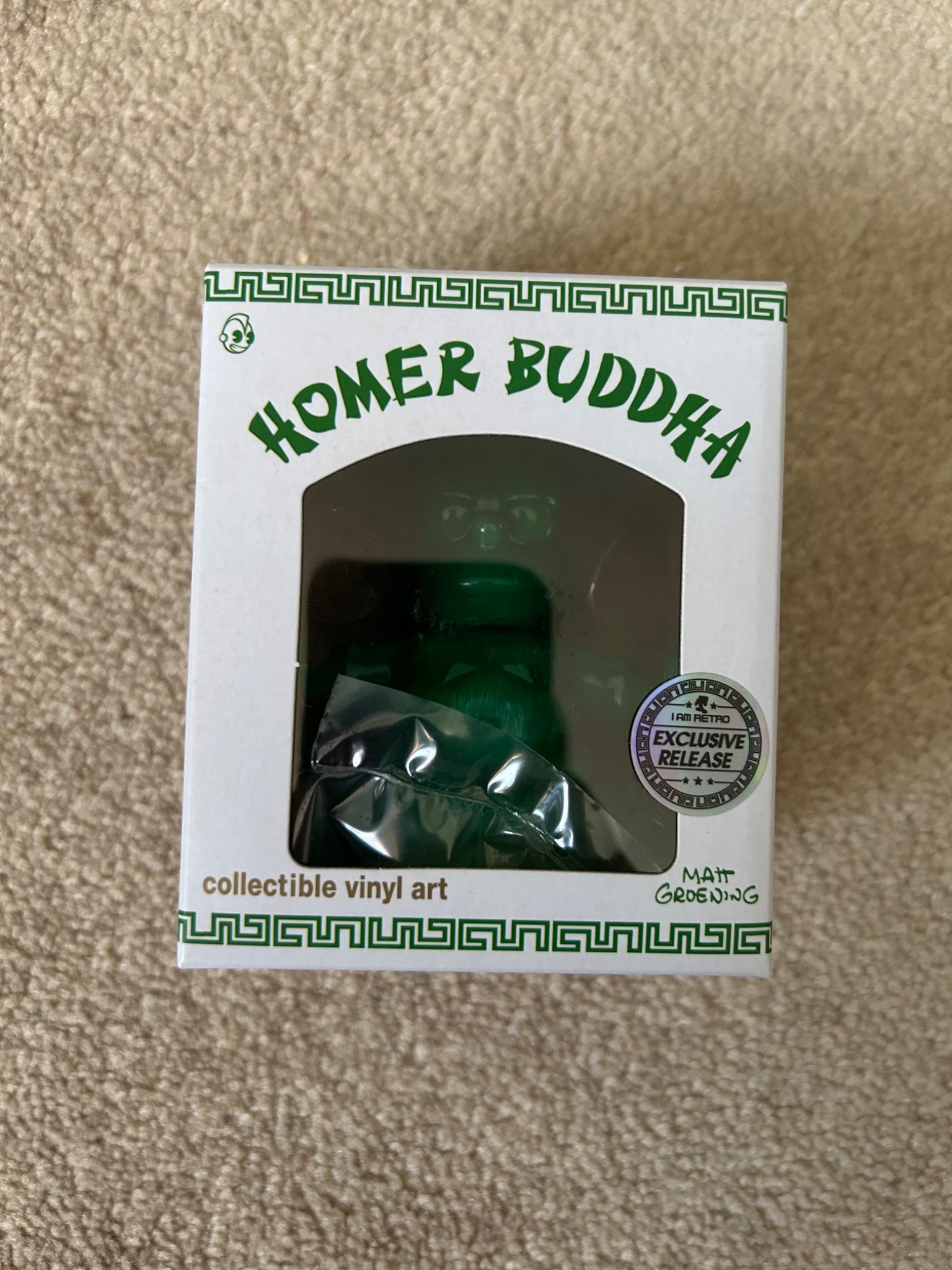 Homer Buddah Jade Exclusive Release by I am Retro Kidrobot the Simpsons - 1