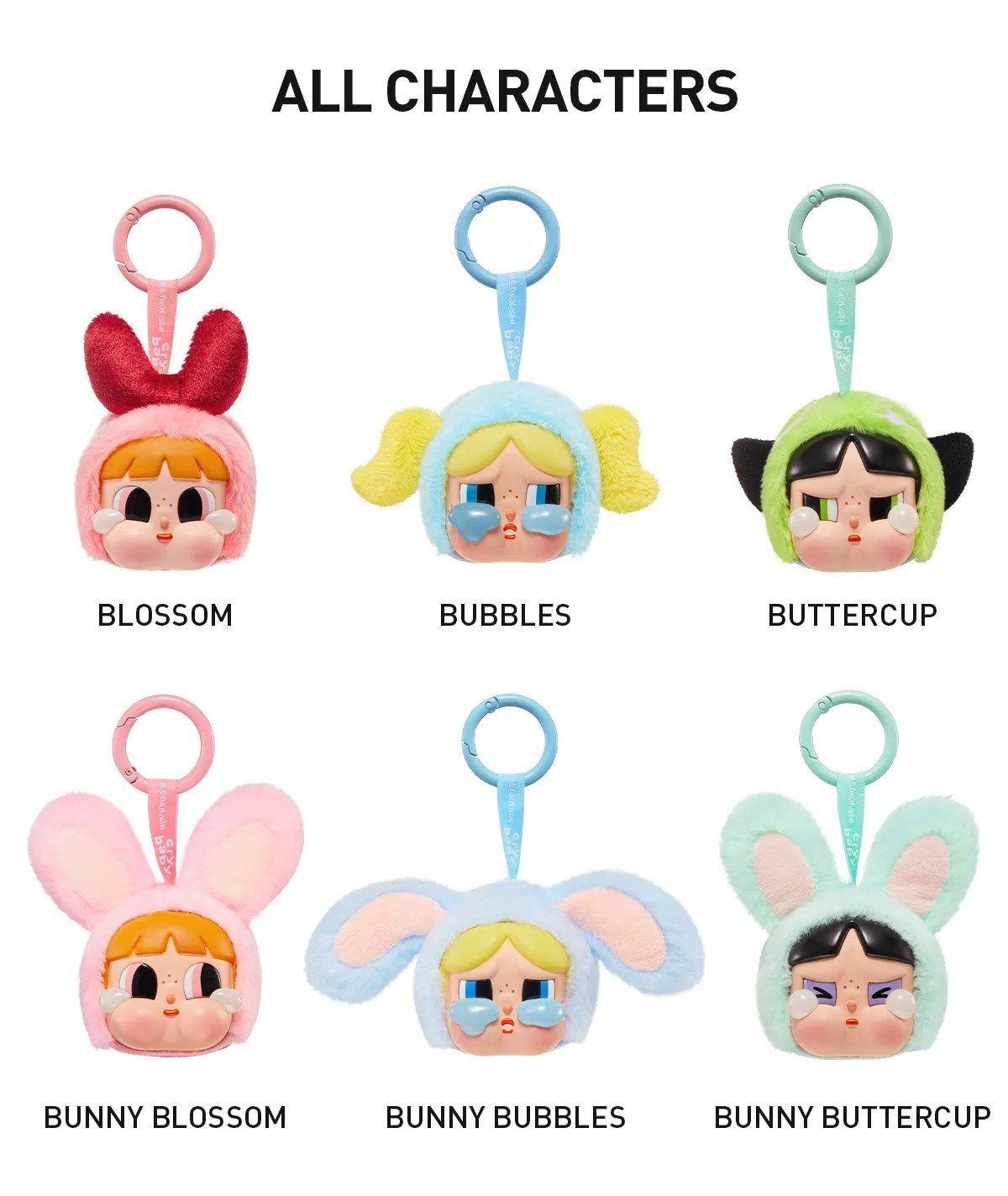 Bunny Bubbles - CRYBABY × Powerpuff Girls Series-Vinyl Face Plush by POPMART - 4