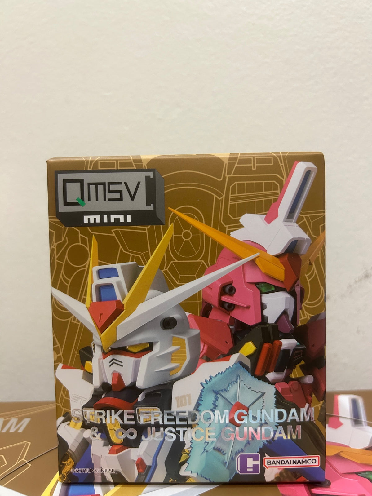 Strike Freedom Gundam &amp; Infinite Justice  - QMSV Mini  - Bandai Namco - 1