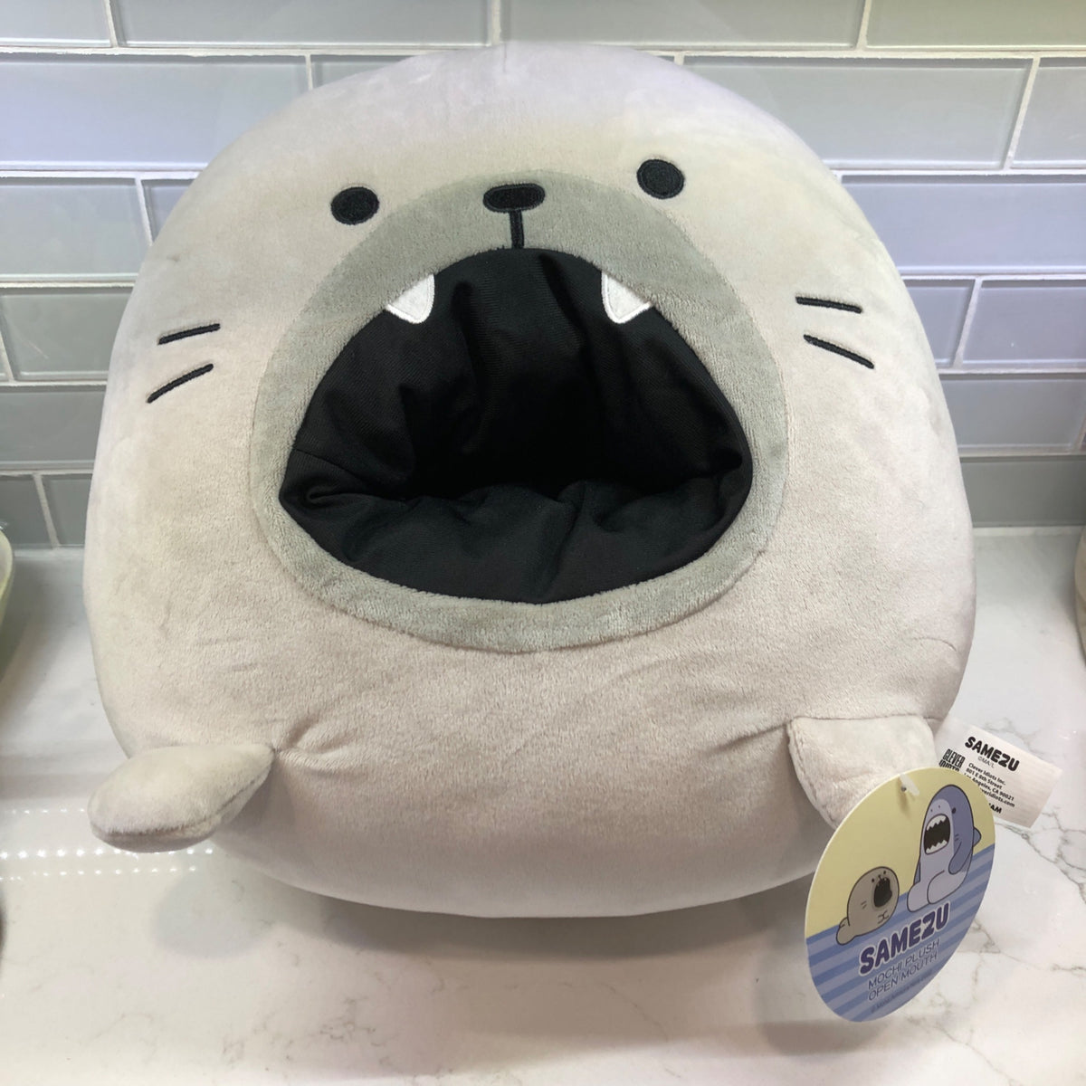 Samezu Mochi Plush Open Mouth - Clever Idiots - 1