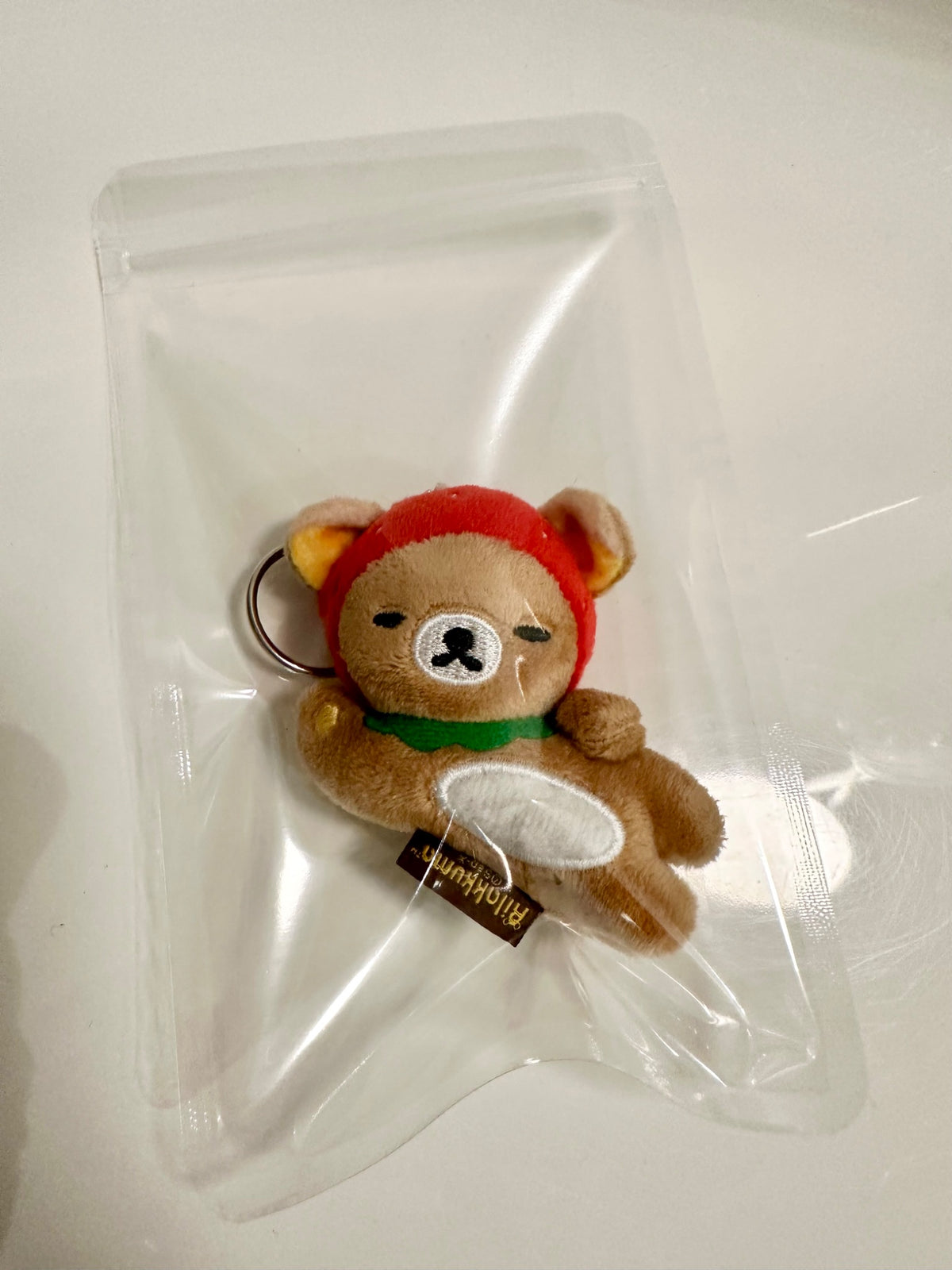 Sleeping - Strawberry Rilakkuma Series Keychain - 1