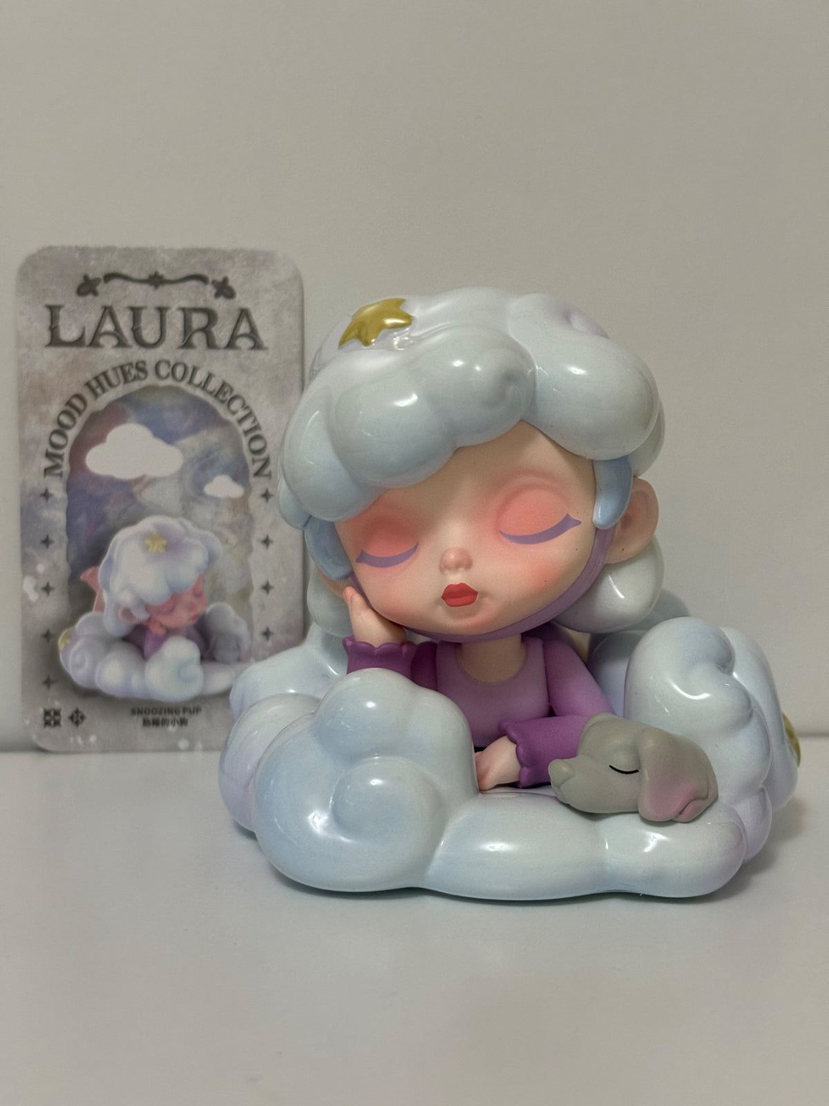 Snoozing Pup  - Laura Mood Hues Collection - 1