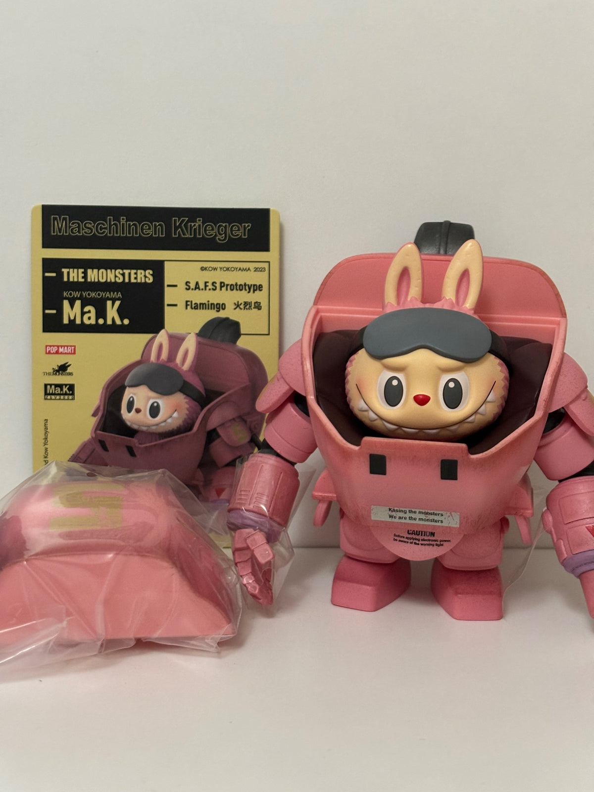 S.A.F.S. Prototype Flamingo - Labubu The Monsters x Kow Yokoyama Ma.K. - 1