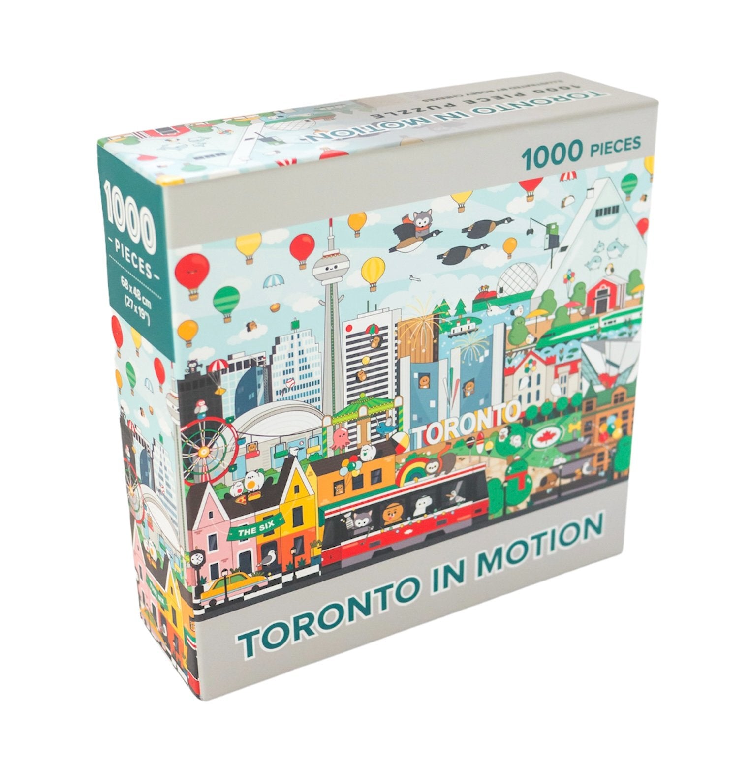 1000 pieces Toronto in Motion Jigsaw Puzzle - Arcadia Puzzles - 1