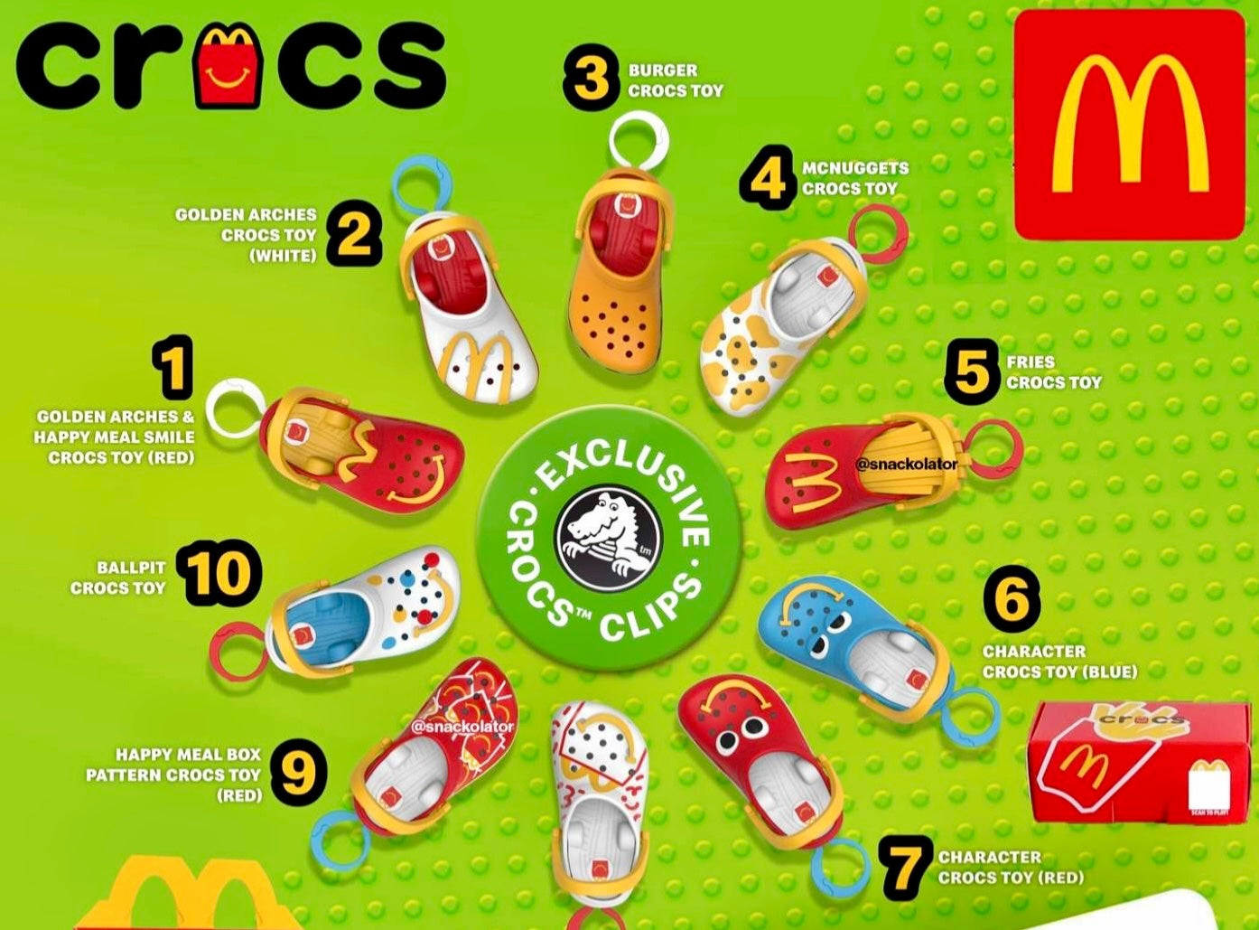 CROCS x McDonald’s BLIND BOX  - 1