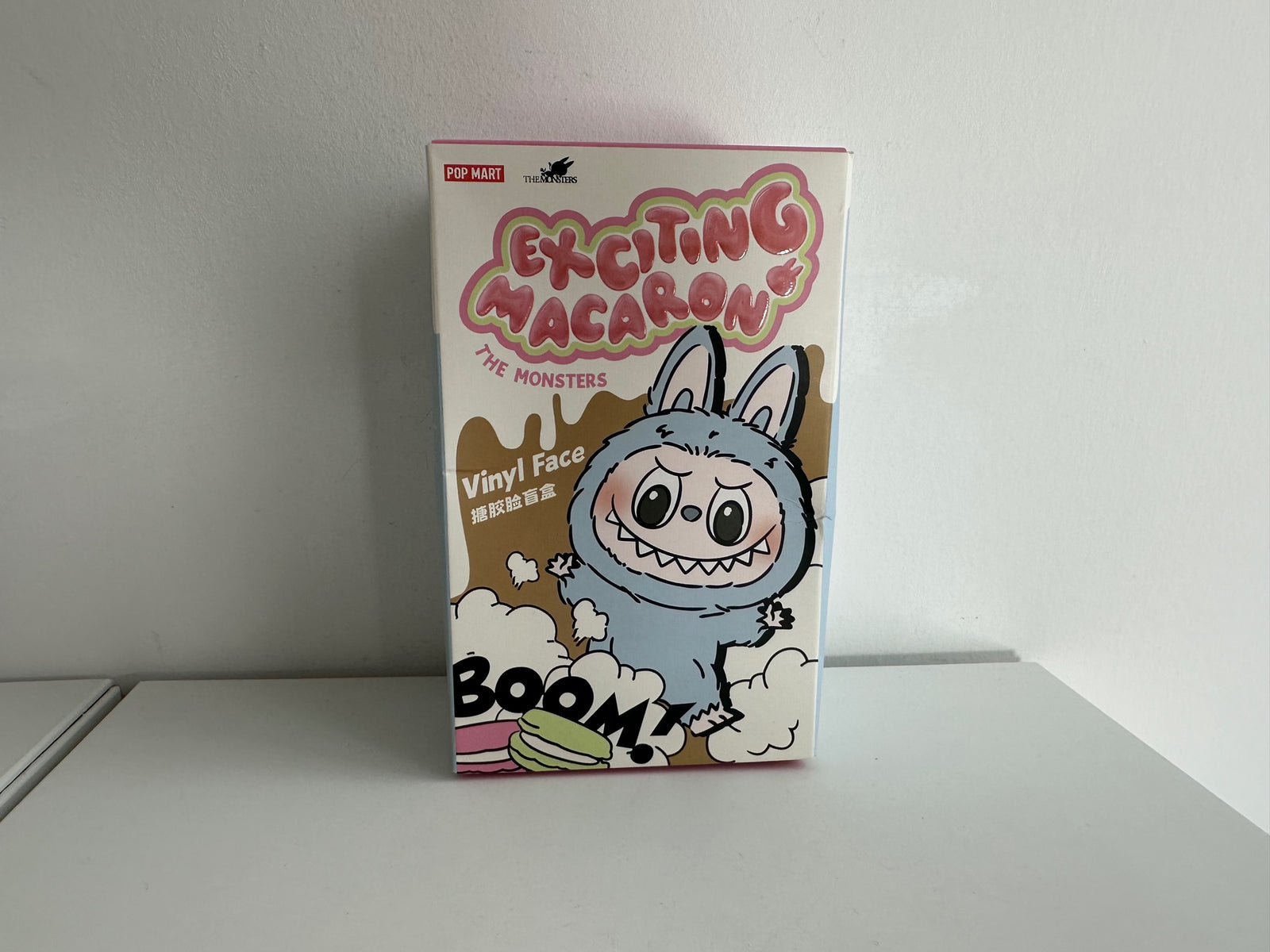 Sesame Bean- The Monsters LABUBU Exciting Macarons Vinyl Face Blind Box by POP MART - 1