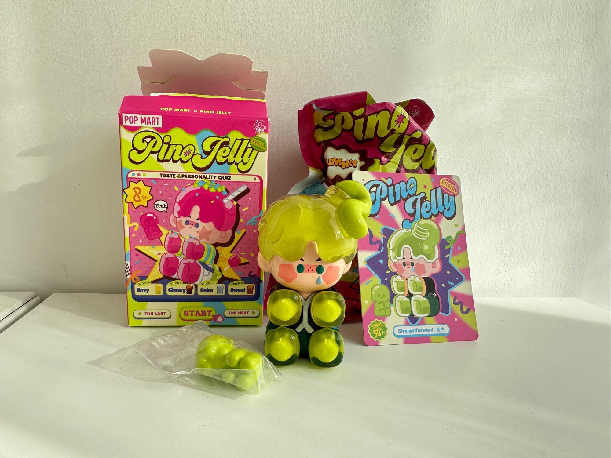 Straightforward Wasabi - Pino Jelly Taste & Personality Quiz Series by POP MART - 1