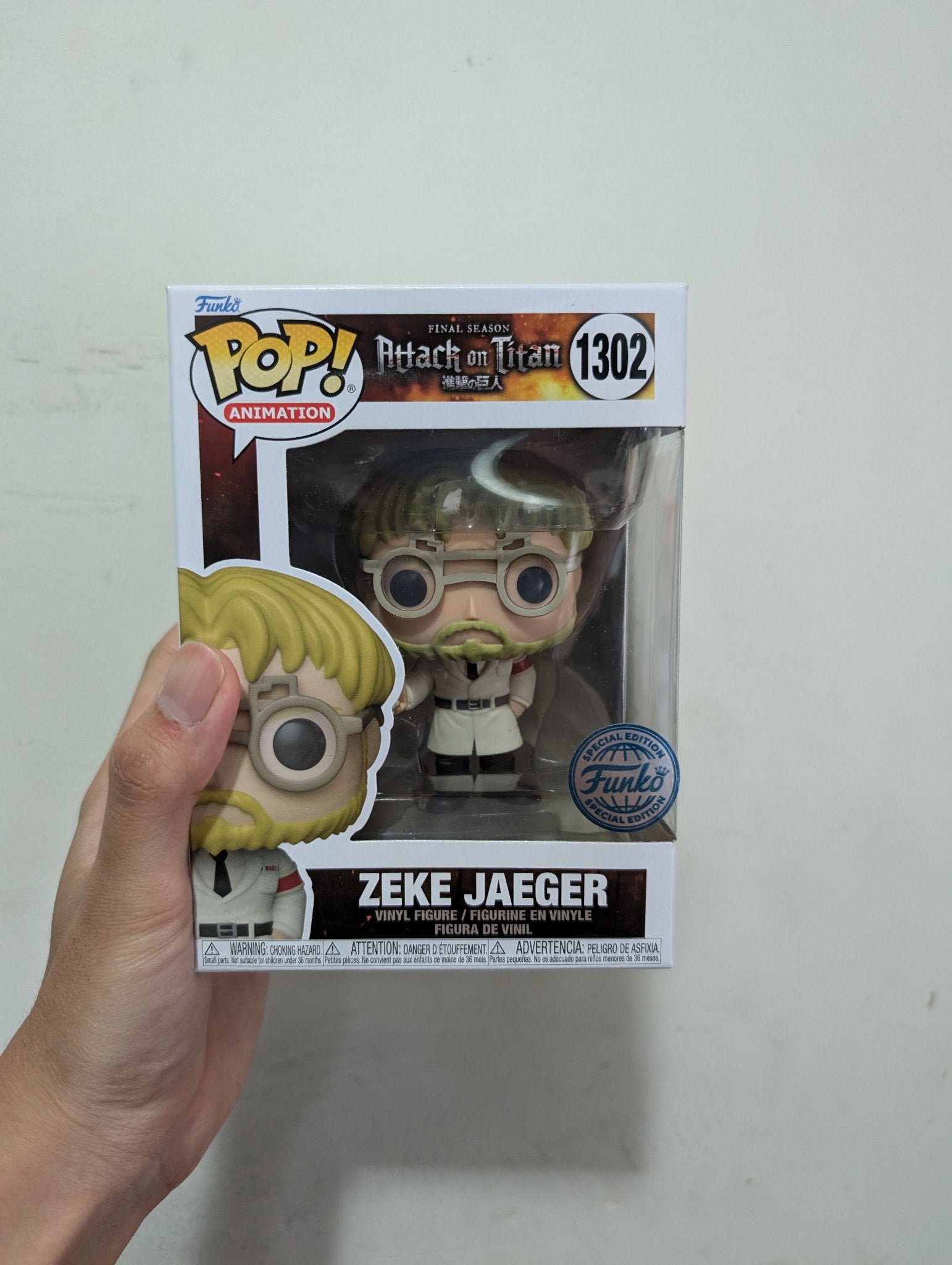 Funko POP! Attack on Titan - Zeke Jaeger #1302 Pop Vinyl Figure - 1