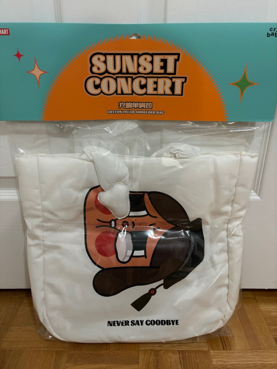 POPMART CRYBABY Sunset Concert Series - Cotton Filled Shoulder Bag - 1