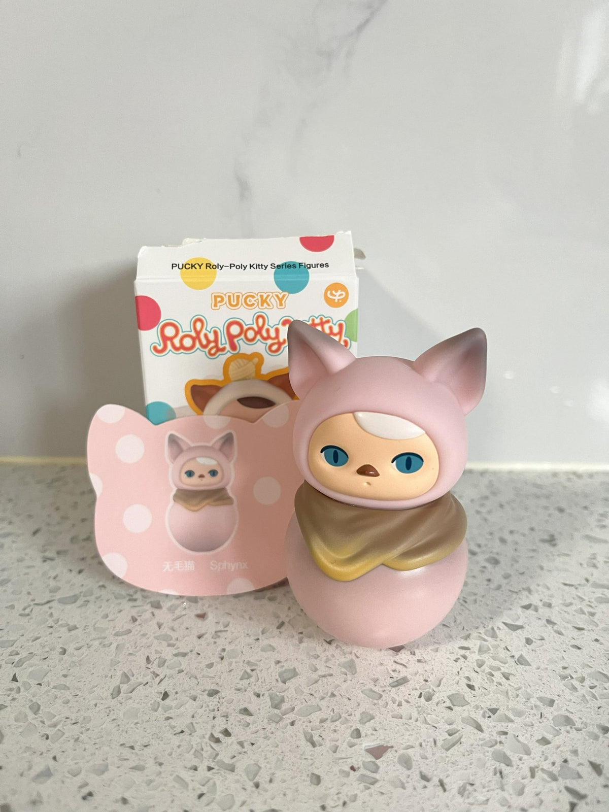 Sphynx - PUCKY Roly-Poly Kitty Series Figure by Pop Mart - 1