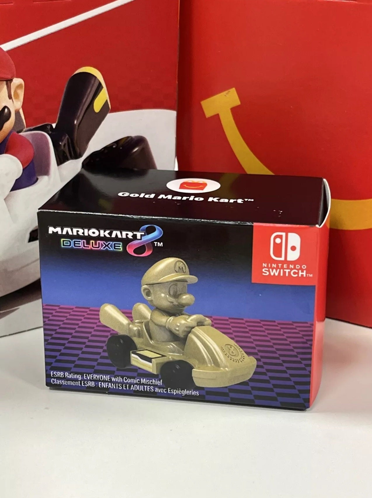 Gold Mario  - Mario kart 8 deluxe x Mcdonalds - 1