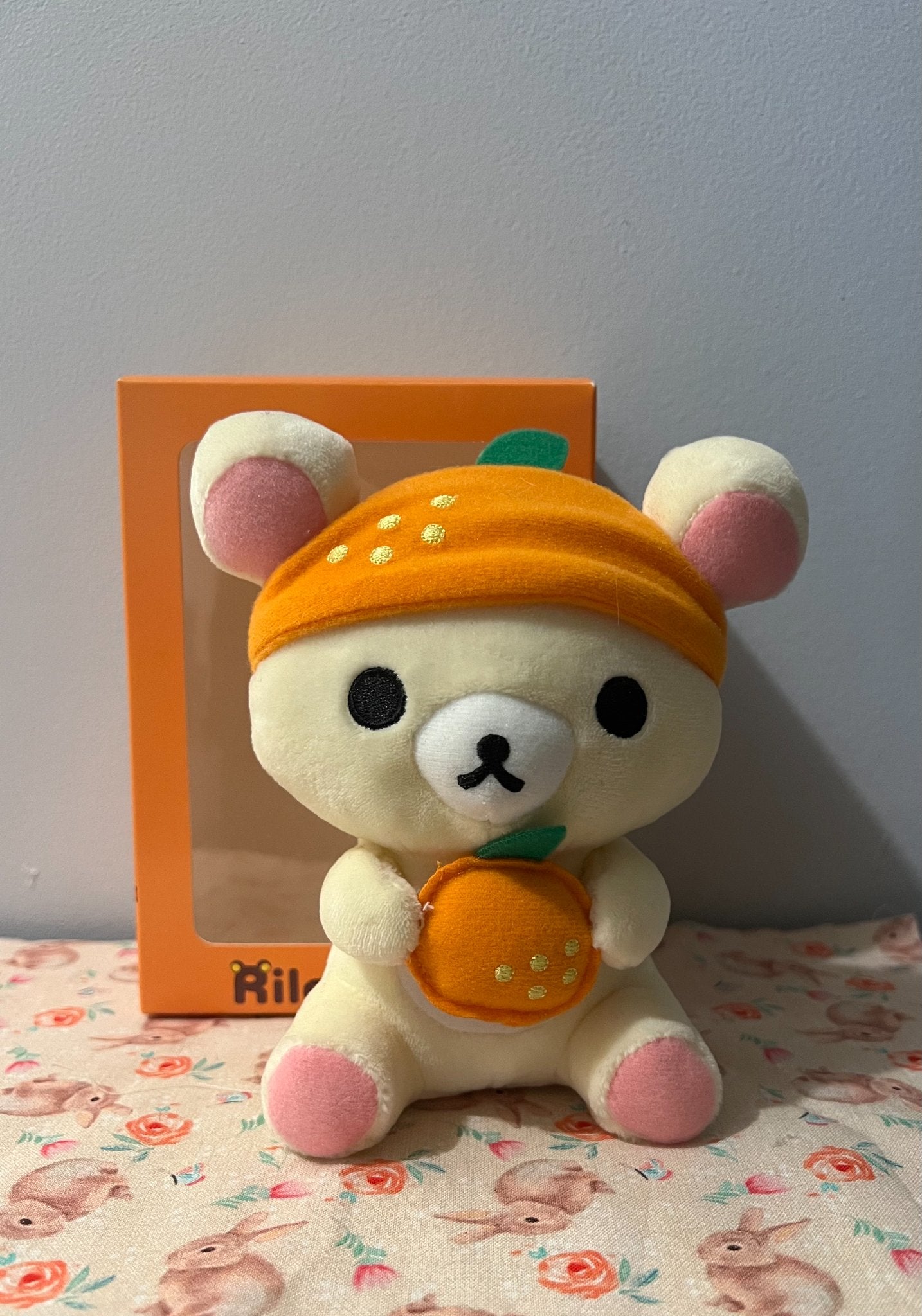 Tangerine Korilakkuma Korilakkuma Plush  | Hong Kong Mcdonalds Limited Edition - 1